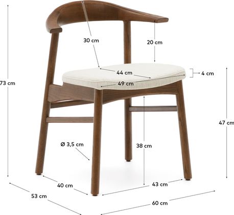 Kave Home Timons Eetkamerstoel