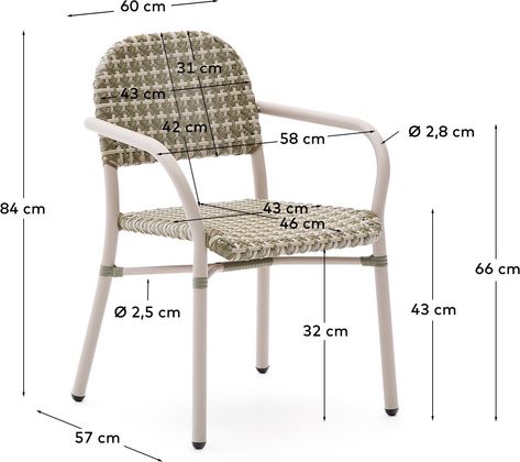 Kave Home Tuccia Tuinstoel