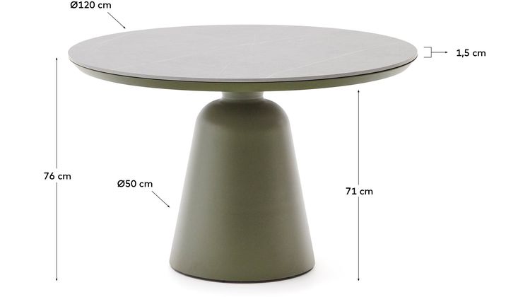 Kave Home Tudons Ronde Tuintafel
