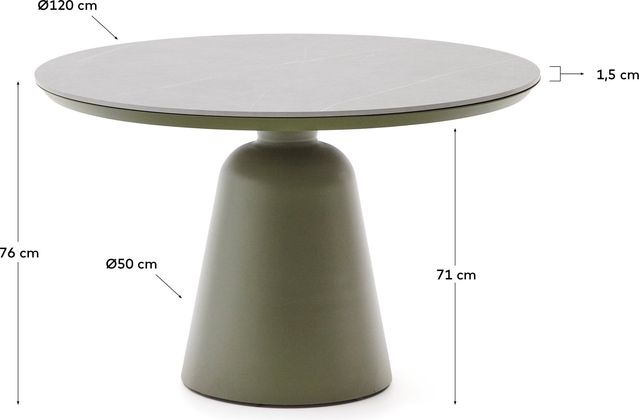 Kave Home Tudons Ronde Tuintafel