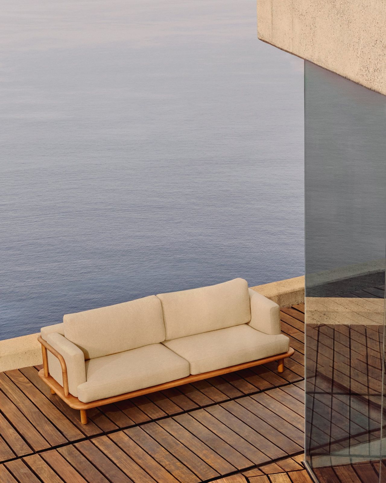 Kave Home Turqueta Outdoor 3-Zitsbank