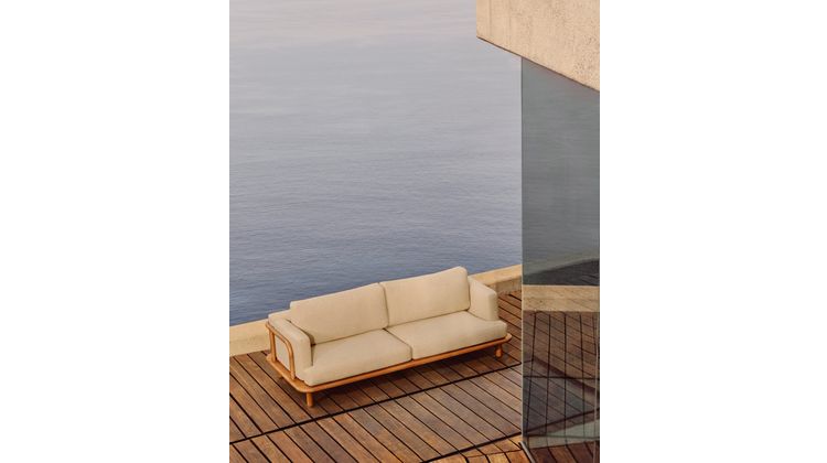 Kave Home Turqueta Outdoor 3-Zitsbank