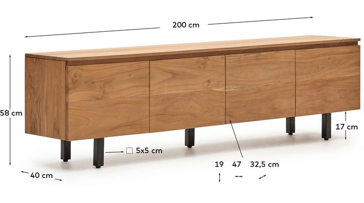 Kave Home Uxue Tv-meubel