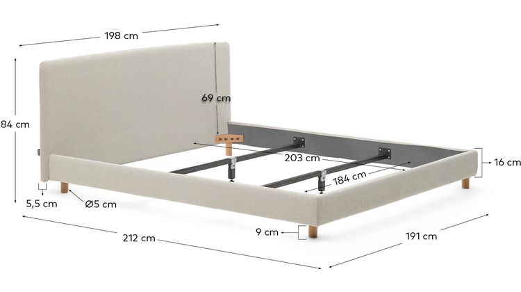 Kave Home Valma Bed