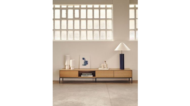 Kave Home Vedrana Eiken Tv-meubel