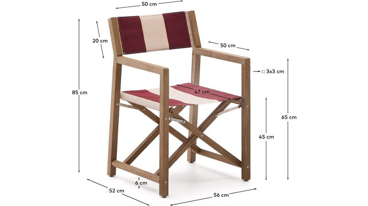 Kave Home Vilara Tuinstoel