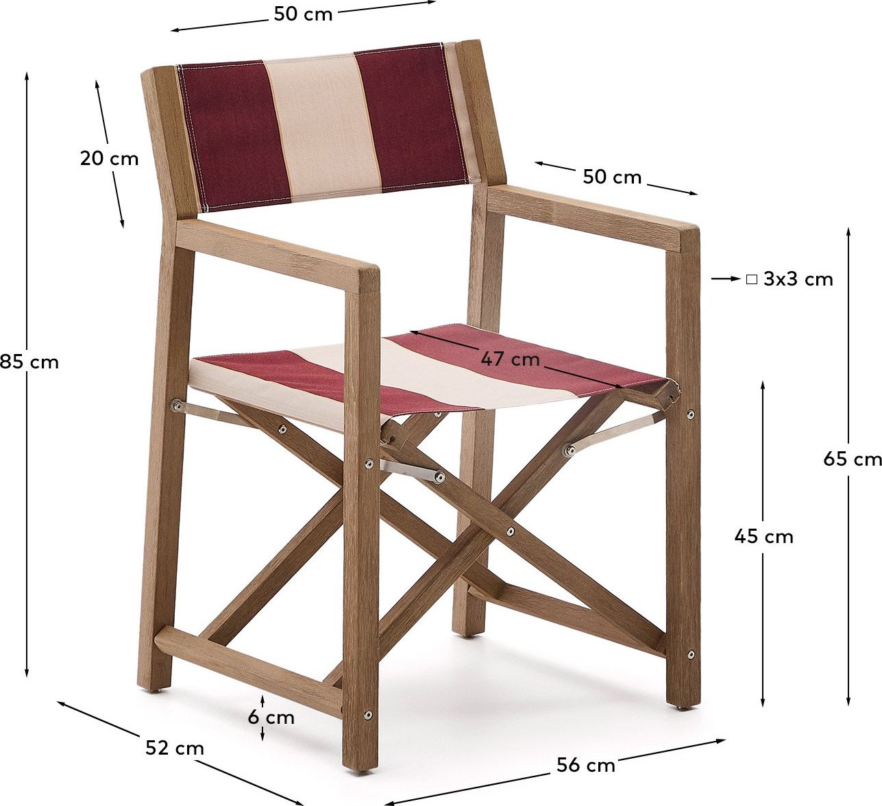 Kave Home Vilara Tuinstoel