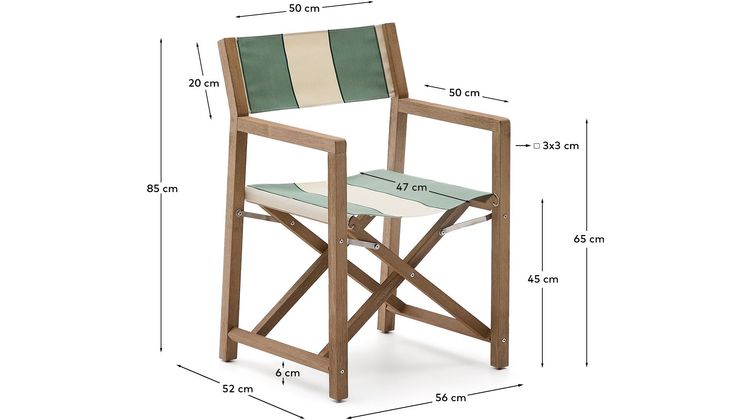 Kave Home Vilara Tuinstoel