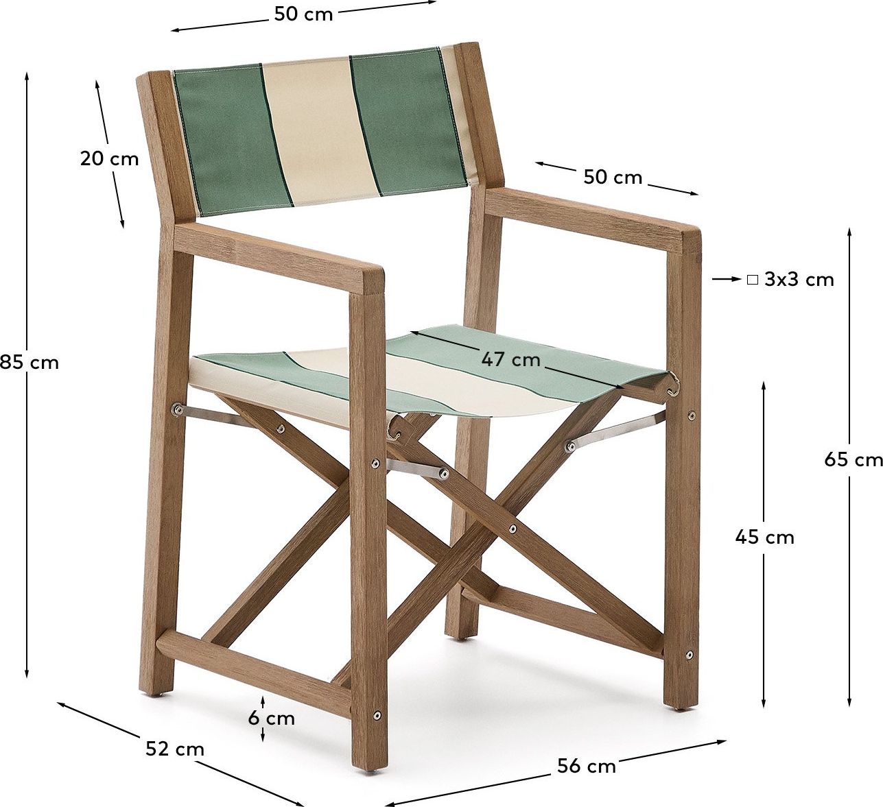 Kave Home Vilara Tuinstoel