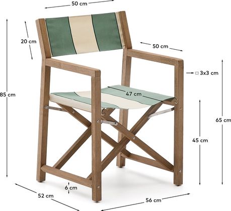 Kave Home Vilara Tuinstoel