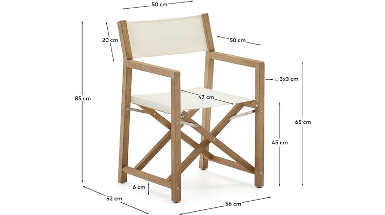 Kave Home Vilara Tuinstoel