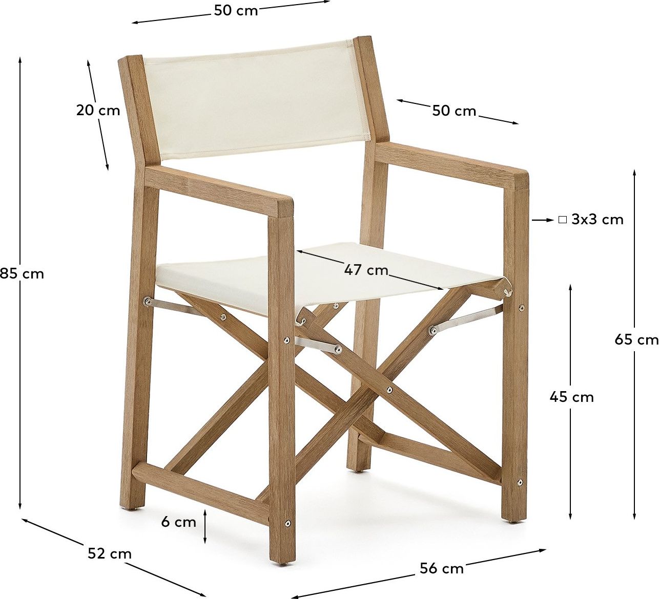 Kave Home Vilara Tuinstoel
