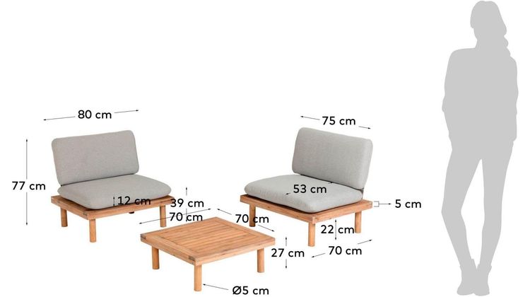Kave Home Viridis Outdoor Loungeset