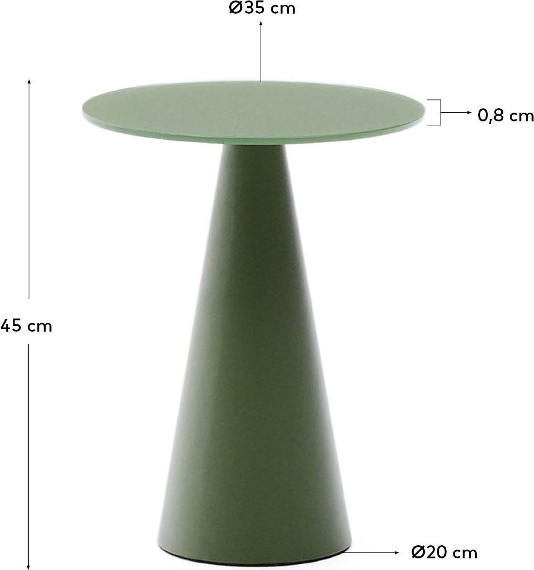 Kave Home Wilshire Bijzettafel