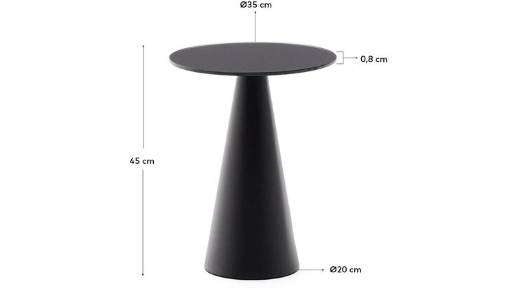 Kave Home Wilshire Bijzettafel