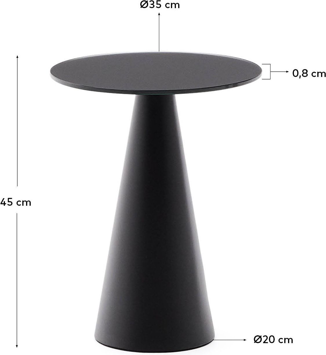 Kave Home Wilshire Bijzettafel