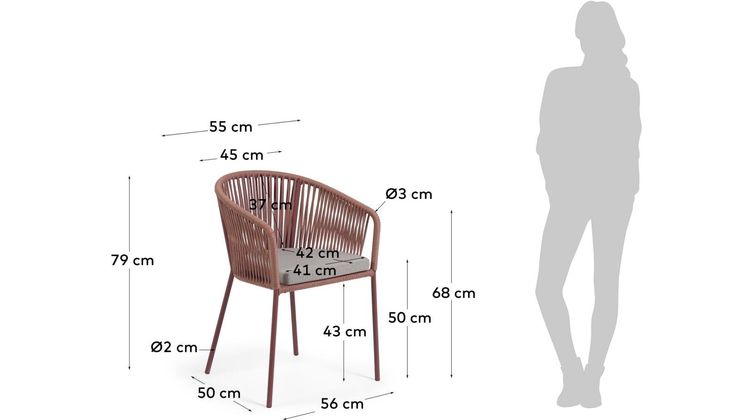 Kave Home Yanet Tuinstoel