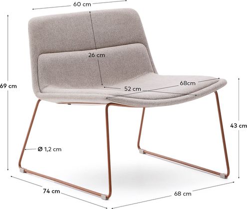 Kave Home Zahara Fauteuil