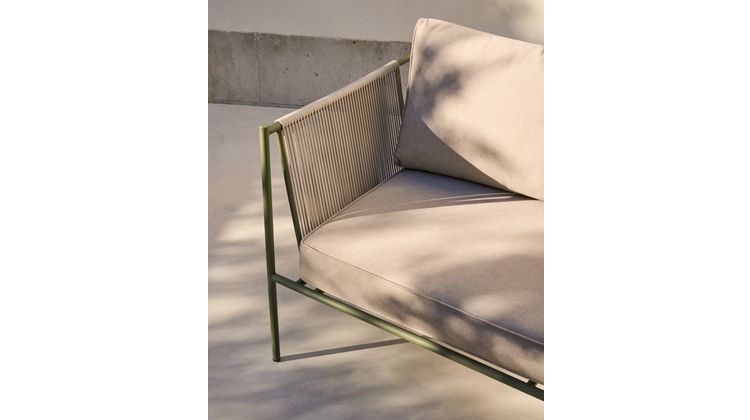 Kave Home Zivia Outdoor 3-Zitsbank