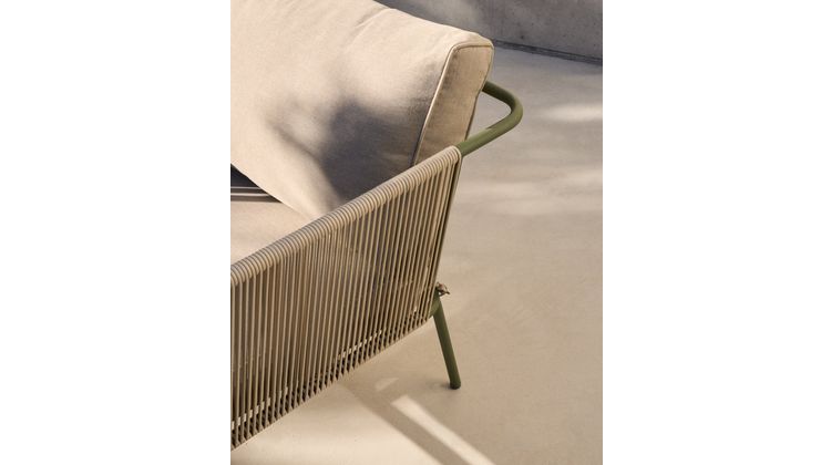 Kave Home Zivia Outdoor 3-Zitsbank