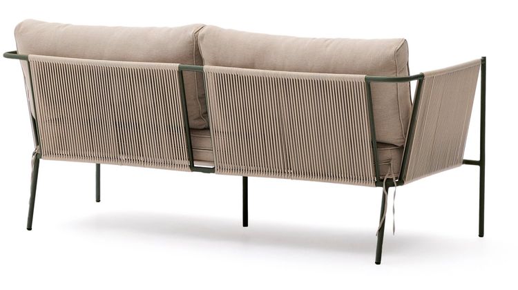 Kave Home Zivia Outdoor 3-Zitsbank