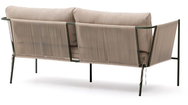Kave Home Zivia Outdoor 3-Zitsbank