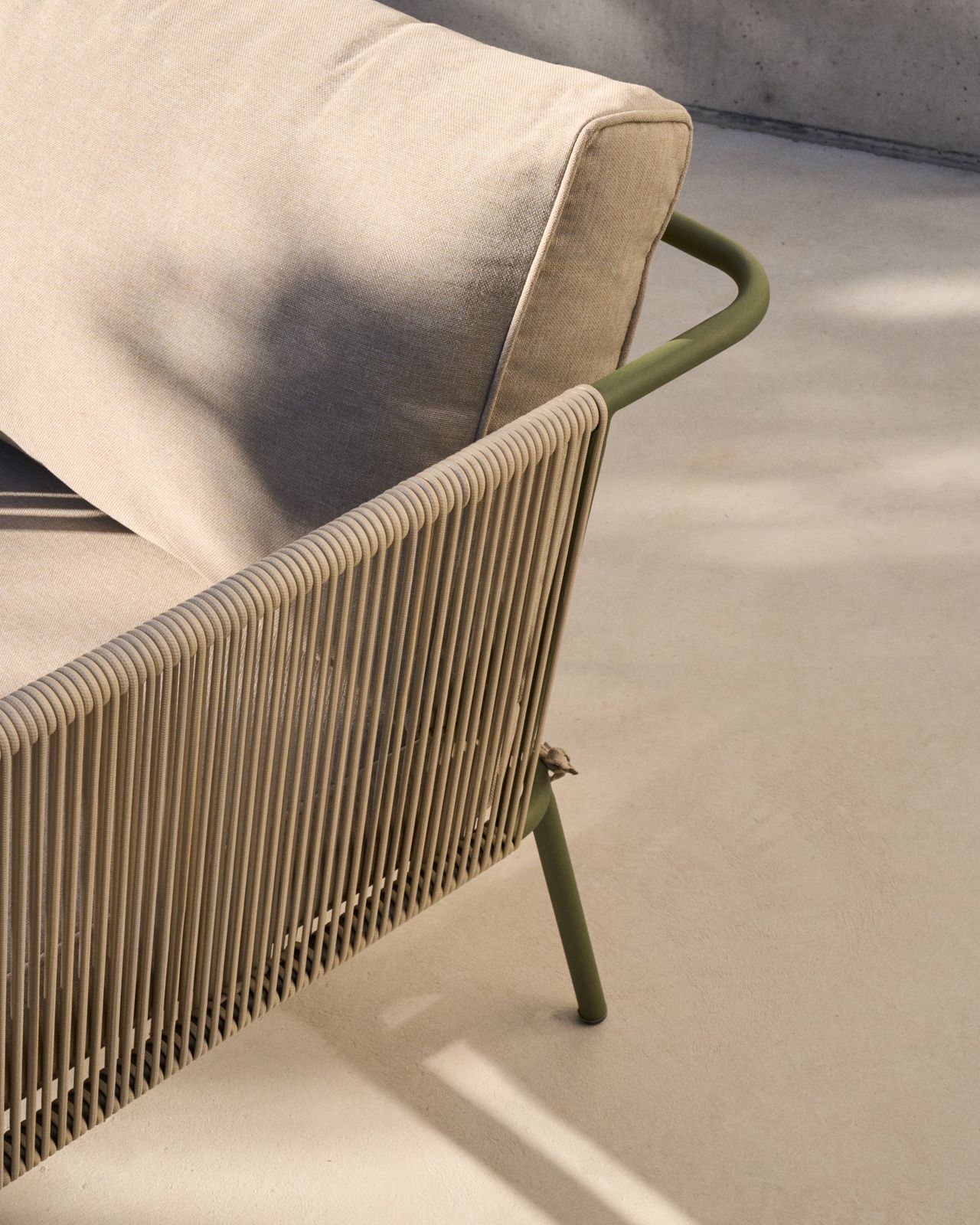 Kave Home Zivia Outdoor 3-Zitsbank