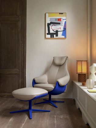 Leolux Cream Fauteuil