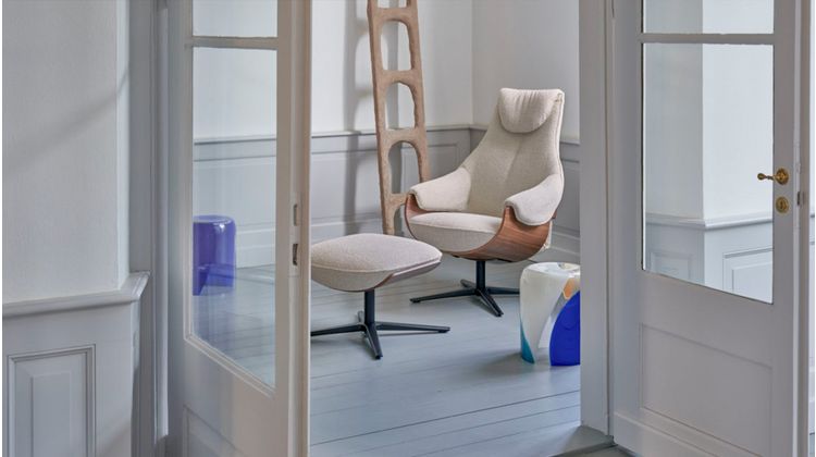 Leolux Cream Fauteuil