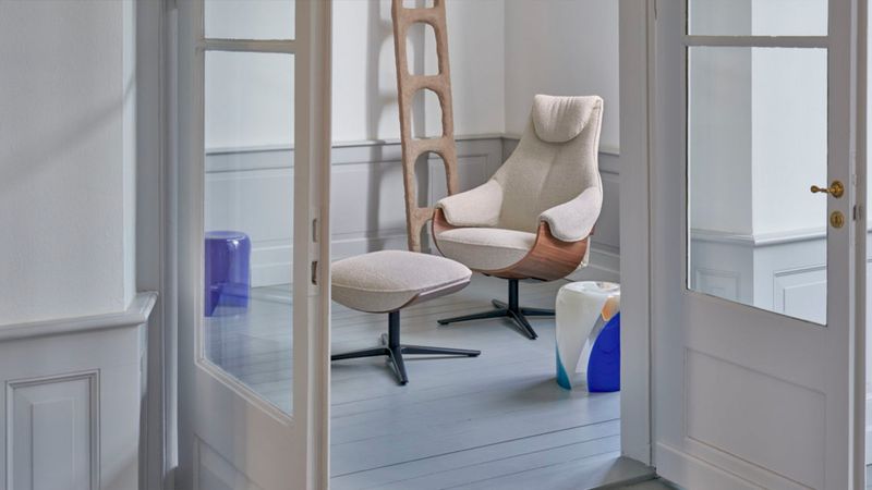 Leolux Cream Fauteuil