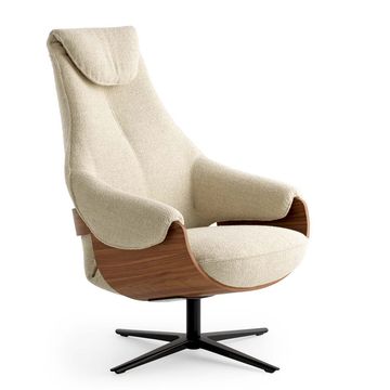 Leolux Cream Fauteuil