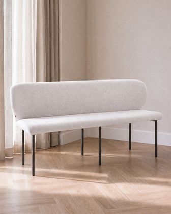 LOTS Charles Beige Eetkamerbank