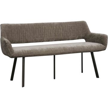 LOTS Vito Dark Beige Eetkamerbank