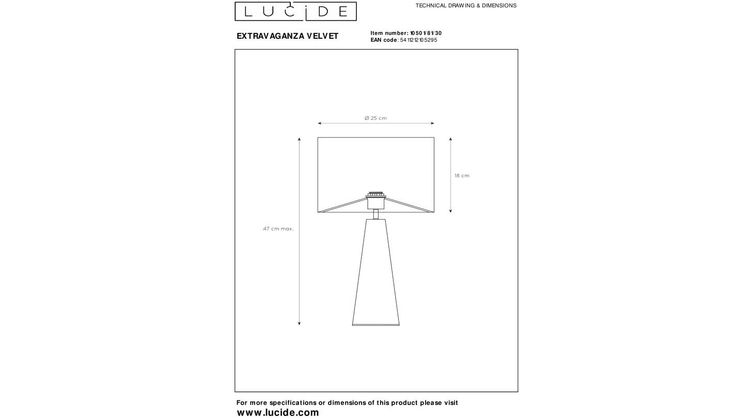 Lucide Cone Tafellamp