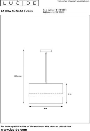 Lucide Extravaganza Tusse Hanglamp