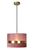 Lucide Extravaganza Tusse Hanglamp Roze, Goud