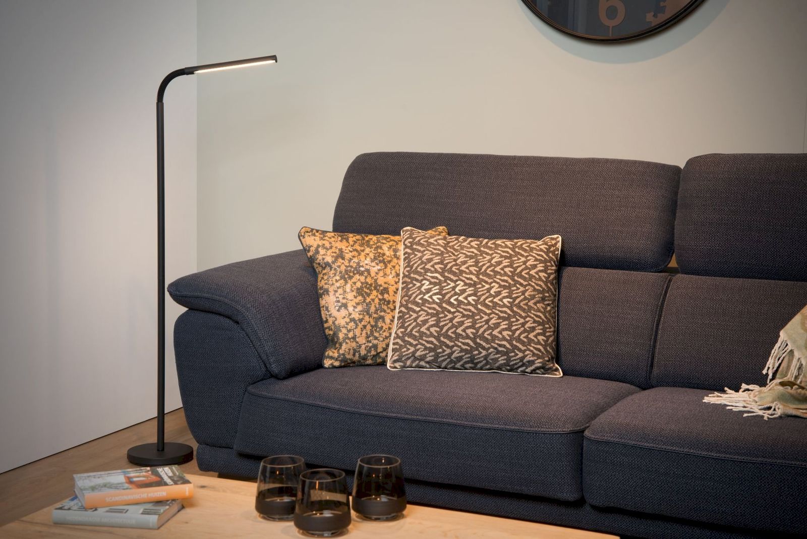 Lucide Gilly Zwart Vloerlamp