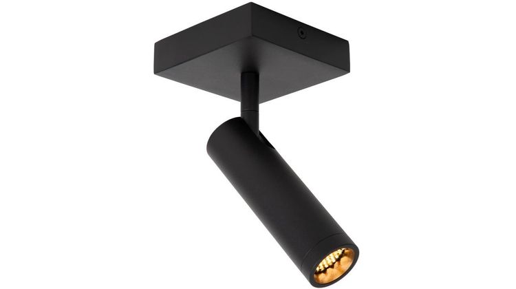 Lucide Grado Zwart Plafondspot