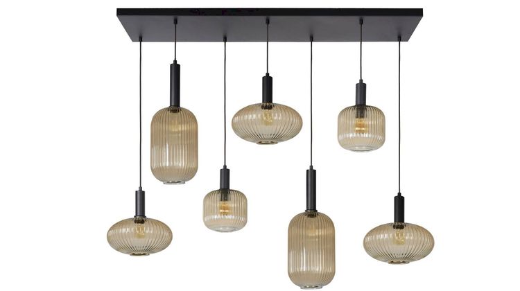 Lucide Maloto Zwart Hanglamp