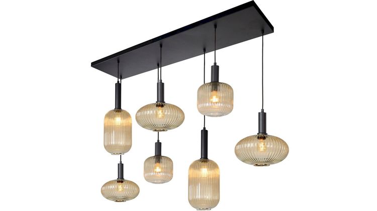 Lucide Maloto Zwart Hanglamp