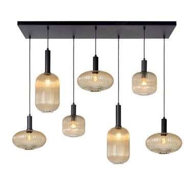 Lucide Maloto Zwart Hanglamp