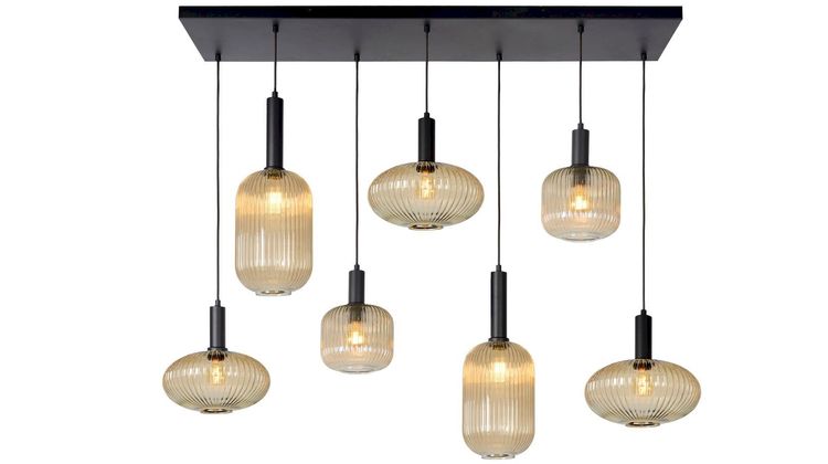 Lucide Maloto Zwart Hanglamp