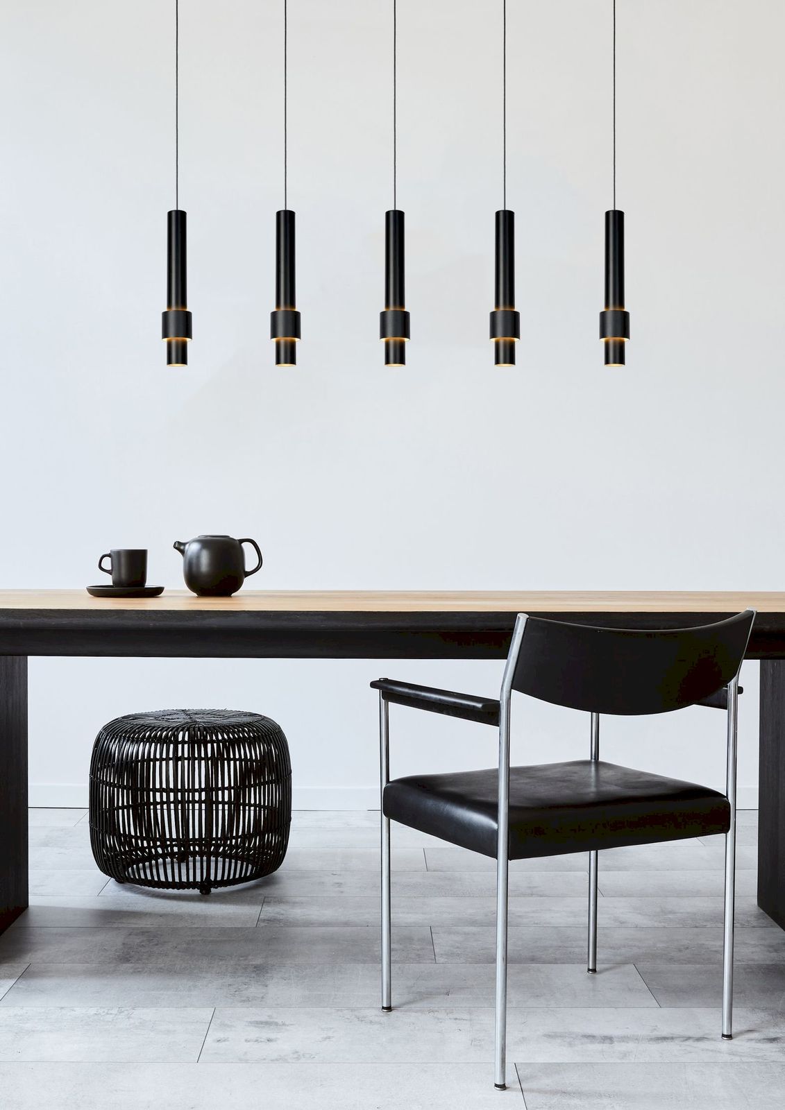 Lucide Margary Zwart Hanglamp