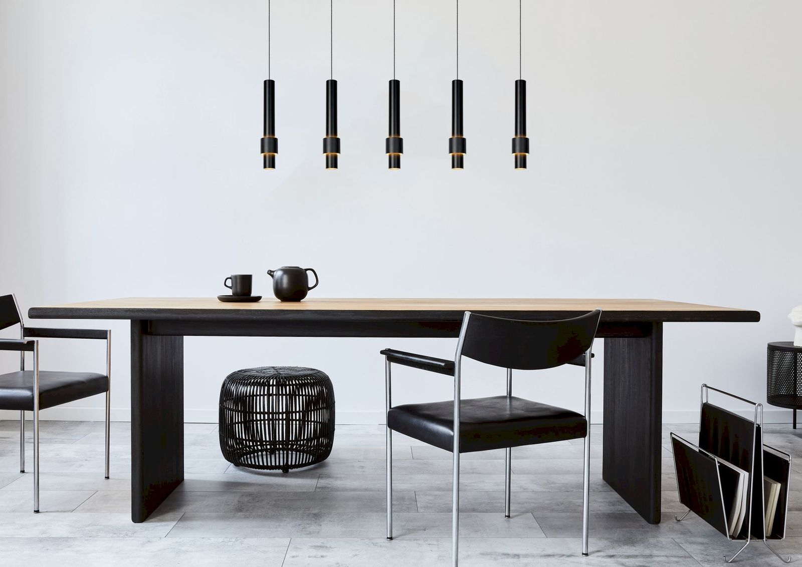 Lucide Margary Zwart Hanglamp