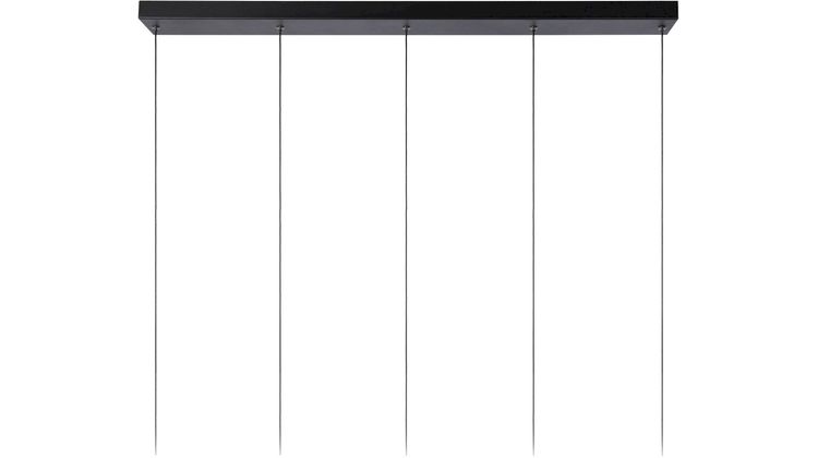 Lucide Margary Zwart Hanglamp