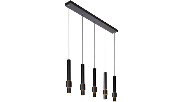 Lucide Margary Zwart Hanglamp
