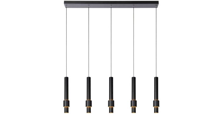 Lucide Margary Zwart Hanglamp