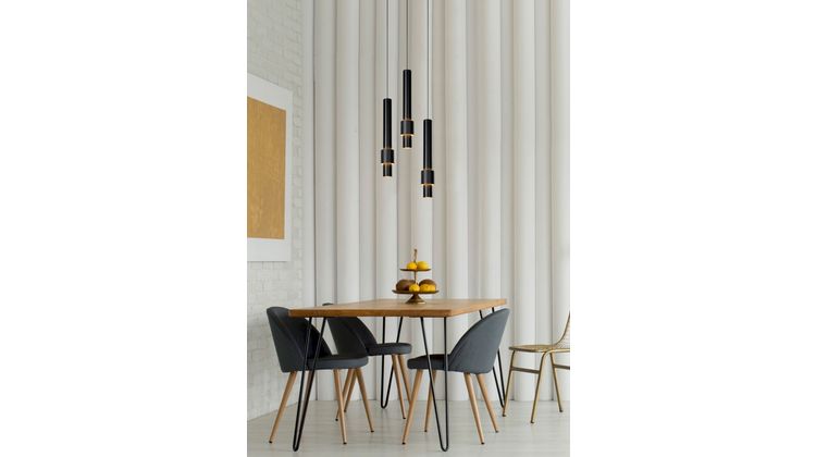 Lucide Margary Zwart Hanglamp
