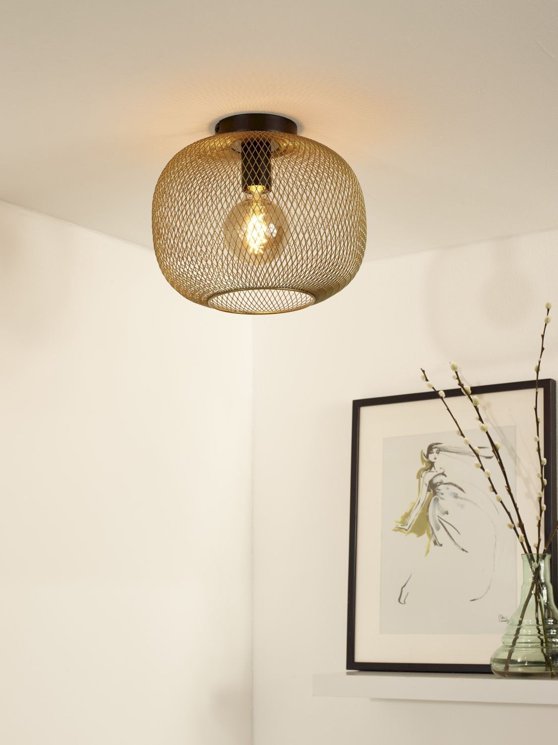 Lucide Mesh Plafondlamp