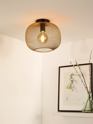 Lucide Mesh Plafondlamp